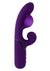 Pleasure Puff Rechargeable Silicone Expandable Rabbit Vibrator - Purple