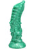 Polynesian Pleasure Idols Mala Ma'ona Earth Idol Rechargeable Silicone Vibrating Dildo with Remote Control - Green