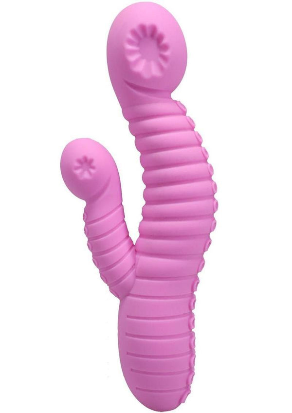 Polynesian Pleasures Into The C Seapuss Rechargeable Silicone Rabbit Vibrator with Clitoral Stimulator