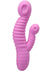 Polynesian Pleasures Into The C Seapuss Rechargeable Silicone Rabbit Vibrator with Clitoral Stimulator - Purple