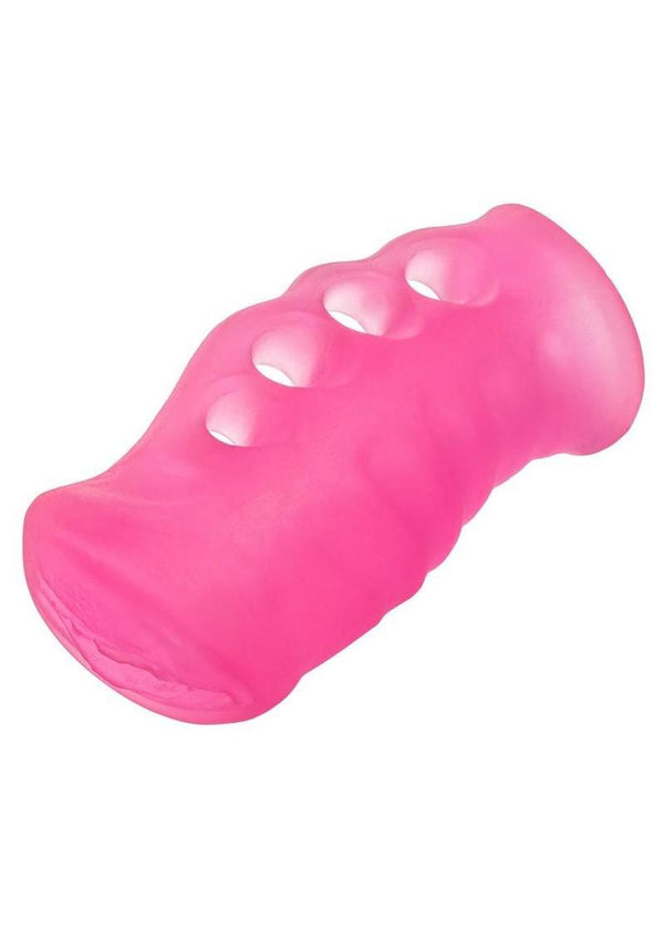 Pop Sock Grip N Stroke Masturbator - Pink - Large