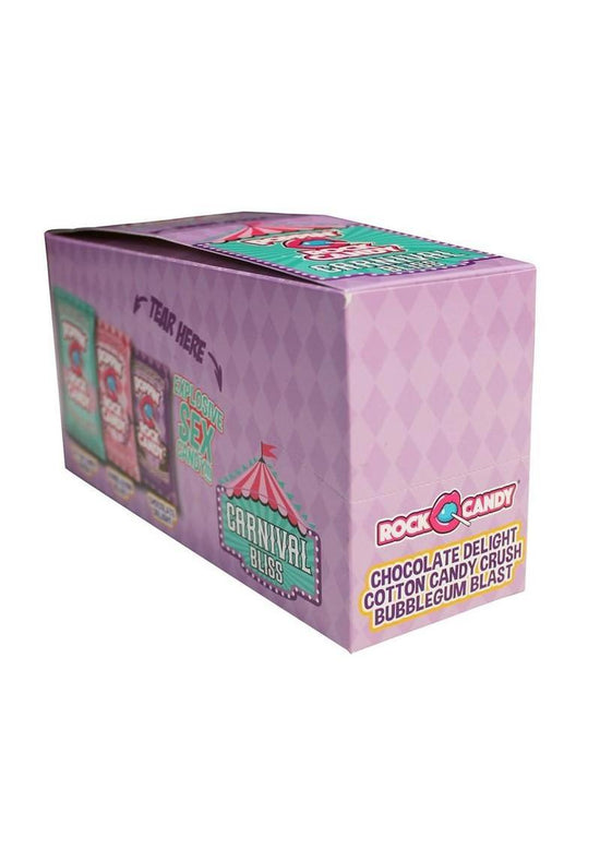 Popping Rock Candy Display - Carnival Bliss Oral Sex Candy - 36 Packs Per Display