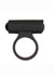 Powerbullet Cosmic Ring Rechargeable Silicone Vibrating Cock Ring - Black
