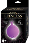 Princess Clit-Tastic Rechargeable Silicone Suction Tickler - Lavender/Purple