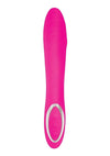 Princess Dynamic Heat Rechargeable Silicone Vibrator with Clitoral Stimulator