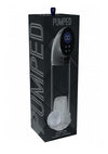 Pumped Hyperscope Automatic Rechargeable Dual Vibrating Male Pump with Vagina Sleeve - Grey/Gun Metal