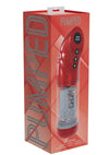 Pumped Strokemate Multi-Function Rechargeable Masturbator - Metallic - Red