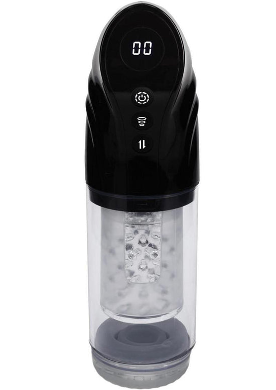 Pumped Strokemate Rechargeable Multifunction Masturbator - Black