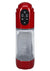 Pumped Technothrust 10 Function Automatic Masturbator - Metallic - Red