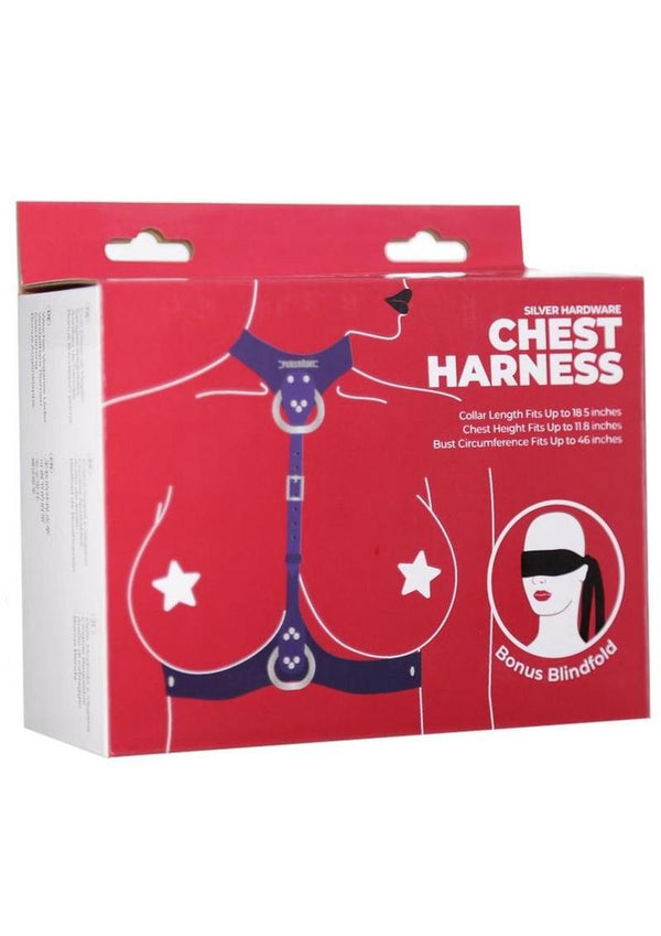 Punishment Body Harness - Silver