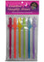 Rainbow Naughty Straws Glow In The Dark Penis Shaped - Assorted Colors/Glow In The Dark - 6 Per Pack