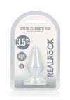 Realrock Crystal Clear Anal Plus - Clear - 3.5in