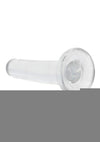 Realrock Crystal Clear Non Realistic Dildo with Suction Cup