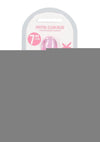 Realrock Crystal Clear Straight No Balls Dildo - Clear/Pink - 7in