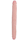 Realrock Realistic Skin Slim Double Ended Dong - Vanilla - 12in
