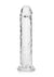 Realrock Skin Realistic Straight Dildo Without Balls - Clear - 7in