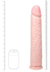 Realrock Ultra Realistic Skin Extra Large Straight Dildo with Suction Cup