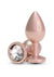 Rear Assets Chrome Anal Plug - Tan - Medium