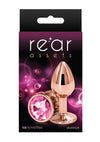 Rear Assets Rose Gold Anal Plug - Pink/Rose Gold - Small
