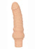 Rechargeable Power Stud Curvy Silicone Vibrating Dong - Vanilla