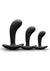 Renegade P-Spot Kit Silicone Anal Plugs - Black - Set Of 3