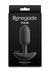 Renegade Pulse Rechargeable Silicone Vibrating Anal Plug - Black