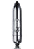 RO 80mm Single Speed Bullet Vibrator - Chrome - Silver