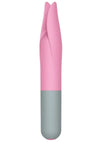 Rock Candy Cherry Flicker Rechargeable Silicone Tickler - Gray/Pink