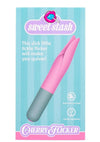 Rock Candy Cherry Flicker Rechargeable Silicone Tickler - Gray/Pink