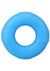 Rock Solid Lifesaver Glow In The Dark Silicone Cock Ring - Blue/Glow In The Dark
