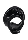 Rock Solid Offer It Silicone Cock Ring - Black