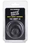 Rock Solid The 2x Donut Cock Ring - Clear - XXLarge