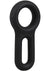 Rock Solid The Keyhole Silicone C-Ring - Black
