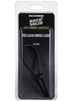 Rock Solid Lasso Double Lock Adjustable Silicone Cock Ring - Black