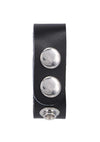 Rock Solid The Leather 3 Snap Adjustable Cock Ring