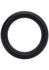 Rock Solid The Silicone Collar Cock Ring - Black - Medium