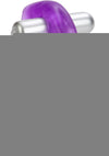 Wireless Rocking Rabbit Vibrating Cock Ring with Clitoral Stimulation - Purple