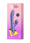 Romp Pulse Rechargeable Silicone Rabbit Vibrator with Pleasure Air - Pink/Purple
