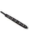 Rouge 5 D Ring Leather Collar - Black