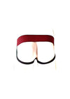 Rouge Leather Jock Strap - Black/Multicolor/Red - XLarge