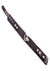 Rouge Plain Leather Adjustable Collar 1 Ring - Black