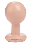 Round Butt Plug - Flesh - Medium - 3.5 Inch