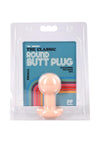 Round Butt Plug - Flesh - Small - 3 Inch