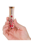 Ruby Kiss Lipstick Rechargeable Silicone Clitoral Stimulator
