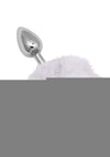 Running Wild Faux Fur Bunny Tail and Metallic Anal Plug