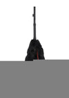 Saffron Faux Fur Flogger - Black/Red