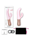 Sassy Bunny Dual Motor Rechargeable Silicone Thrusting Rabbit Vibrator