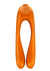 Satisfyer Candy Cane Silicone Rechargeable Mini Vibrator - Orange - Orange
