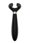 Satisfyer Endless Fun Silicone Magnetic USB Recharge Multifunctional Vibrator Waterproof - Black