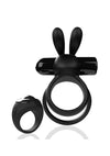 Screaming O Ohare XL Remote Control Rechargeable Silicone Vibrating Cock Ring - Black - XLarge
